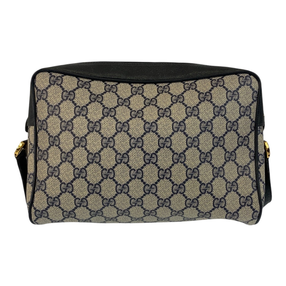 20484
GUCCI グッチ ヴィンテージ シェリーライン オールドグッチ グレー ネイビー ゴールド金具 GGスプリームキャンバス / レザー 119 02 088 ショルダーバッグ ポシェット レディース AB36