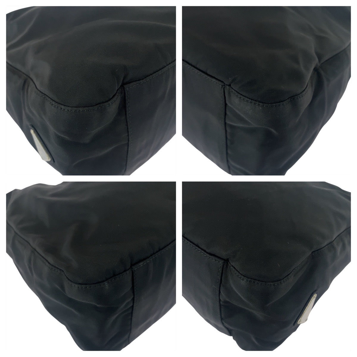 20487
PRADA プラダ テスート 三角ロゴプレート ブラック 黒 ナイロン / プラスチック ショルダーバッグ レディース ABP30