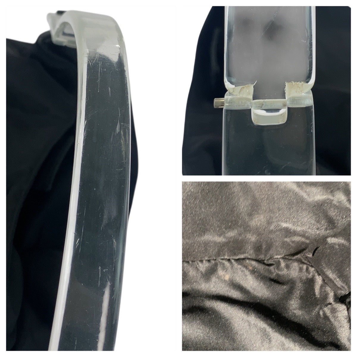 20487
PRADA プラダ テスート 三角ロゴプレート ブラック 黒 ナイロン / プラスチック ショルダーバッグ レディース ABP30