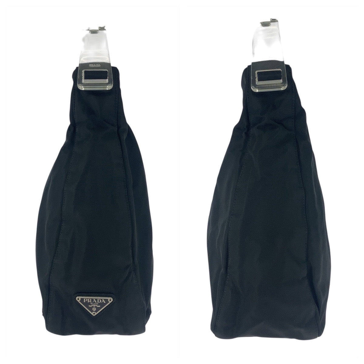 20487
PRADA プラダ テスート 三角ロゴプレート ブラック 黒 ナイロン / プラスチック ショルダーバッグ レディース ABP30