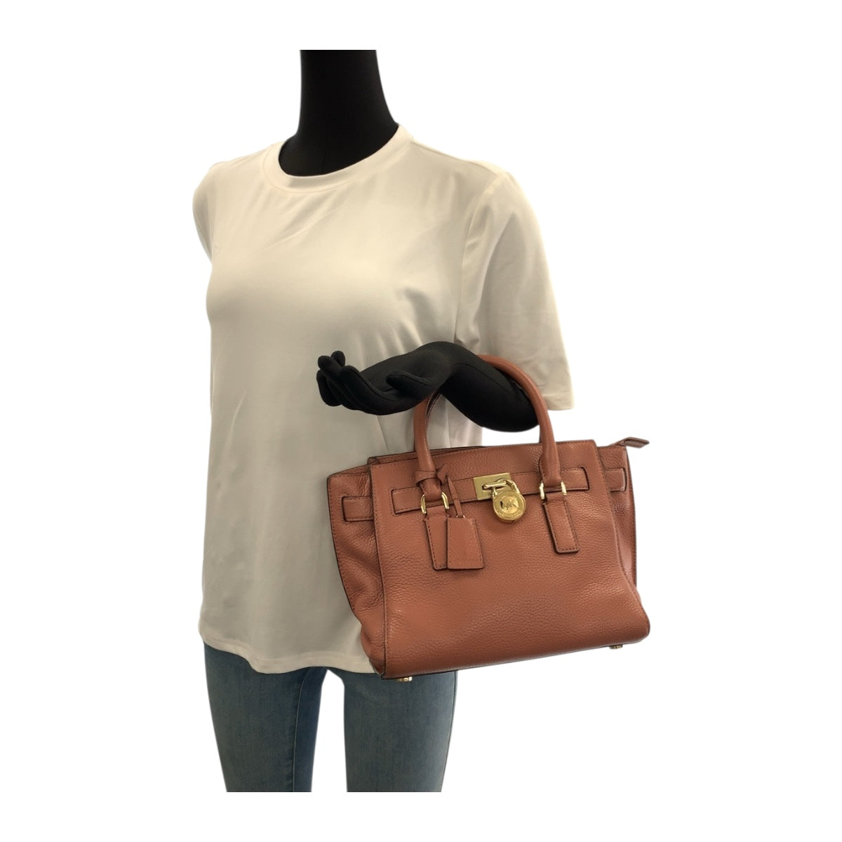 20491
Michael Kors マイケルコース ハミルトン ピンク ゴールド金具 レザー ショルダーバッグ ハンドバッグ2way レディース ABP10