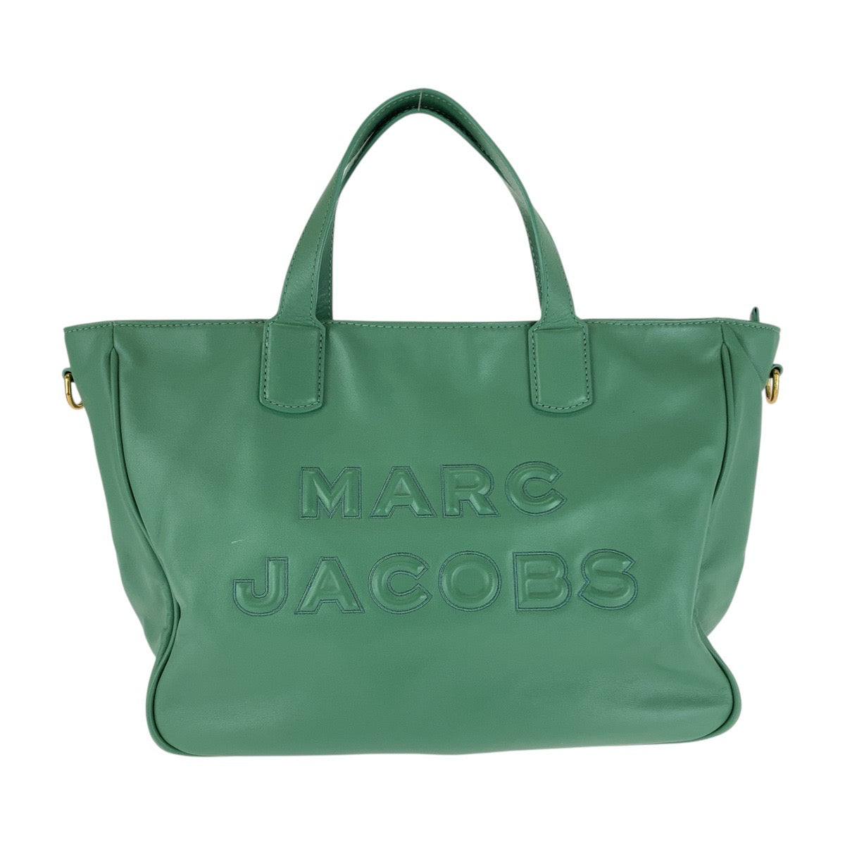 20492
MARC JACOBS マークジェイコブス グリーン ゴールド金具 レザー M0016103 342 トートバッグ ハンドバッグ レディース ABP10