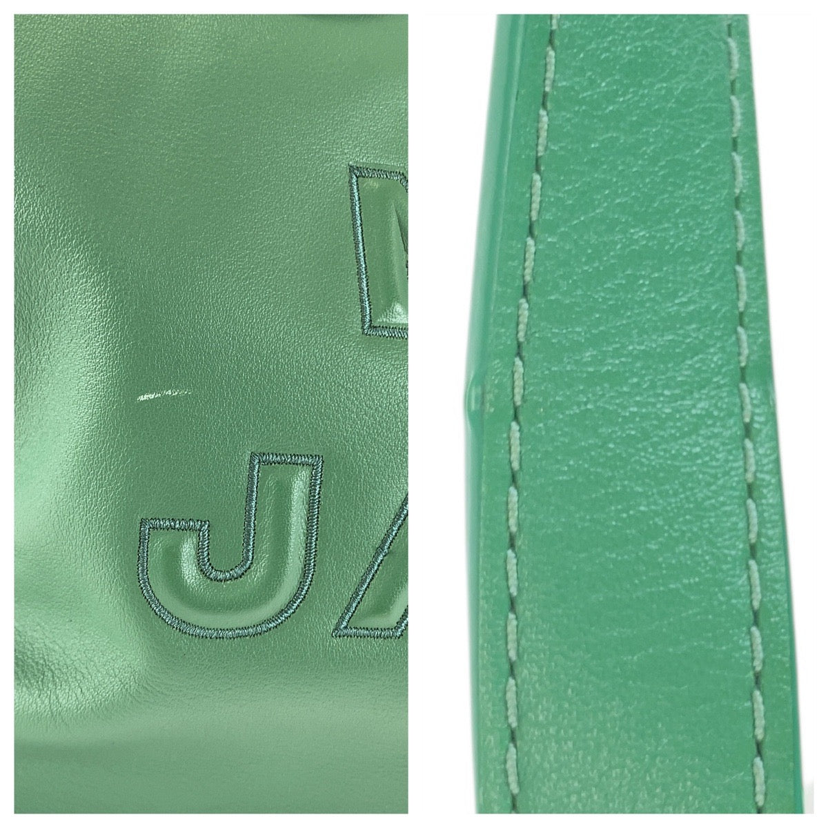 20492
MARC JACOBS マークジェイコブス グリーン ゴールド金具 レザー M0016103 342 トートバッグ ハンドバッグ レディース ABP10