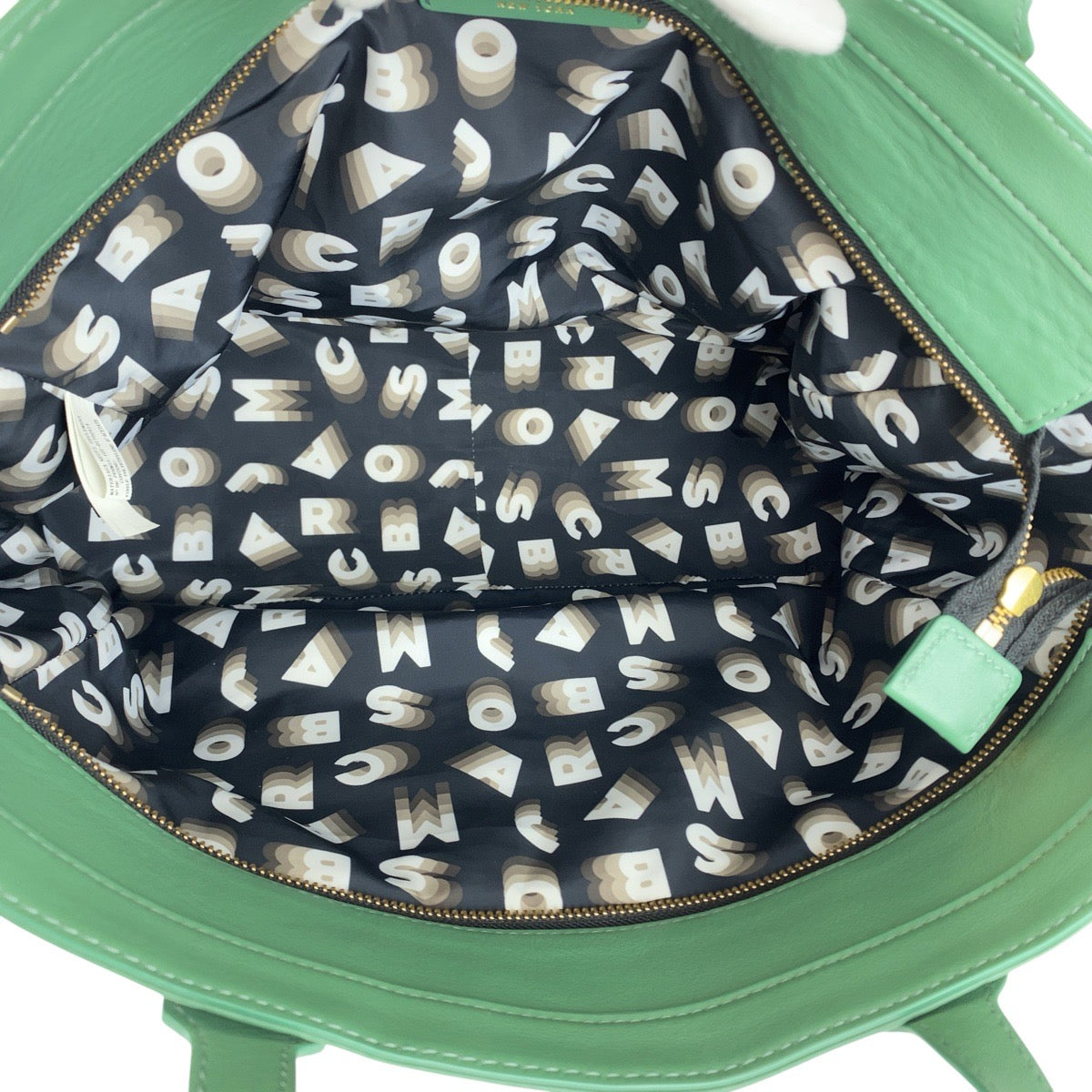 20492
MARC JACOBS マークジェイコブス グリーン ゴールド金具 レザー M0016103 342 トートバッグ ハンドバッグ レディース ABP10