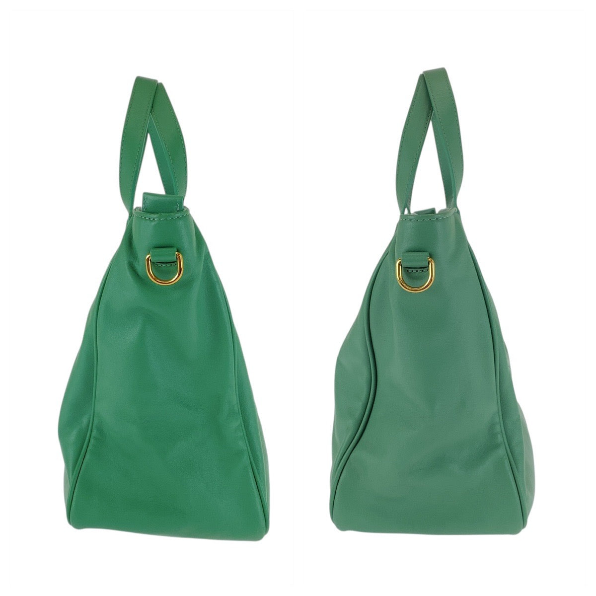 20492
MARC JACOBS マークジェイコブス グリーン ゴールド金具 レザー M0016103 342 トートバッグ ハンドバッグ レディース ABP10