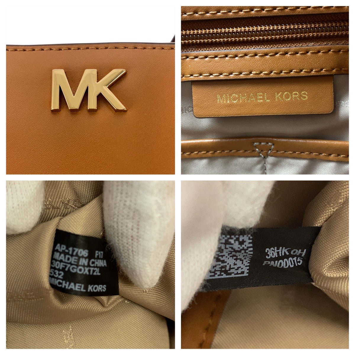 20493
Michael Kors Brown Gold Hardware PVC 30F7GOXT2L Tote Bag Shoulder Bag Ladies ABP10