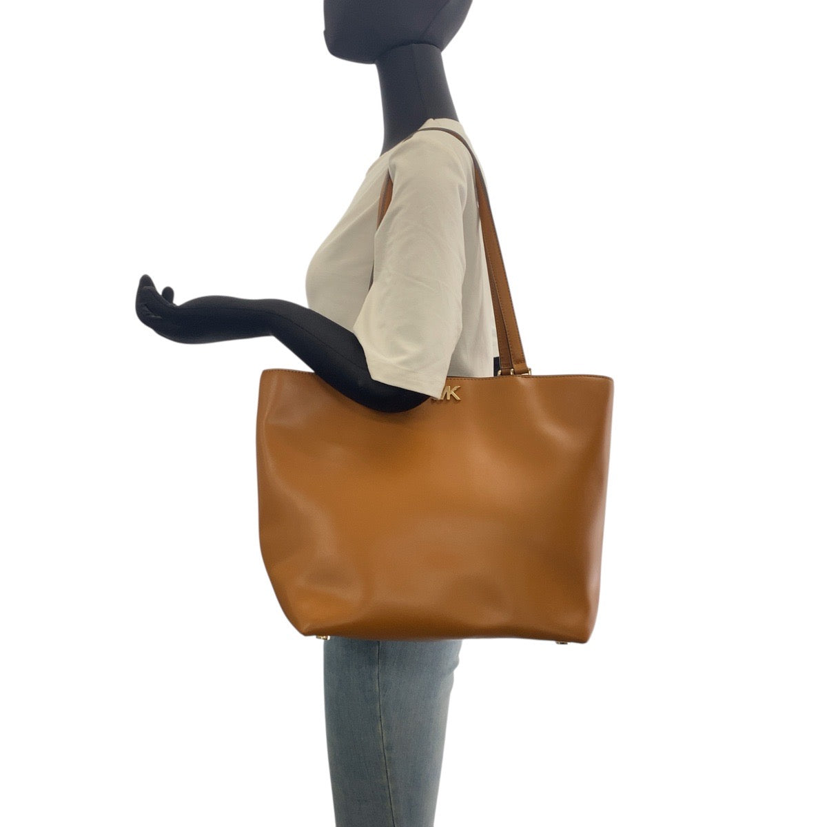 20493
Michael Kors Brown Gold Hardware PVC 30F7GOXT2L Tote Bag Shoulder Bag Ladies ABP10