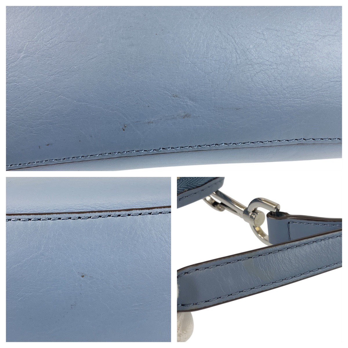20499
Michael Kors マイケルコース ブルー シルバー金具 レザー 30H6SUES2L ショルダーバッグ ポシェット レディース AB10