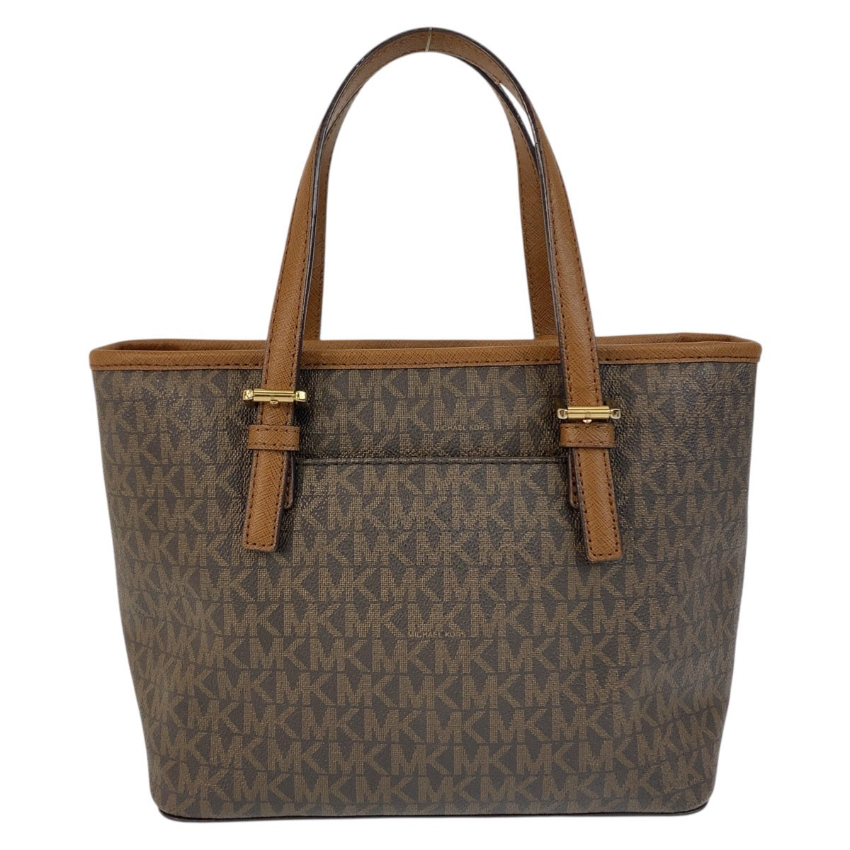 20500
Michael Kors マイケルコース MKシグネチャー ブラウン ゴールド金具 PVC 35T9GTVTOB トートバッグ ハンドバッグ レディース ABP10