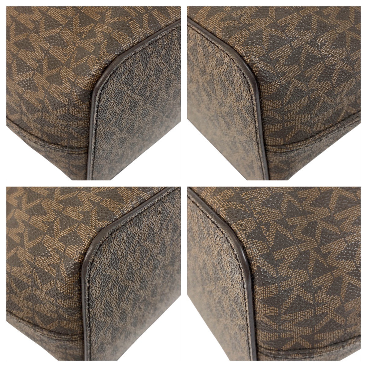 20500
Michael Kors マイケルコース MKシグネチャー ブラウン ゴールド金具 PVC 35T9GTVTOB トートバッグ ハンドバッグ レディース ABP10