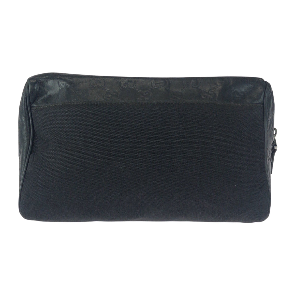 20501
GUCCI Guccissima Black Silver Hardware Leather / Canvas 162792 Clutch Bag Second Bag Men's ABP21