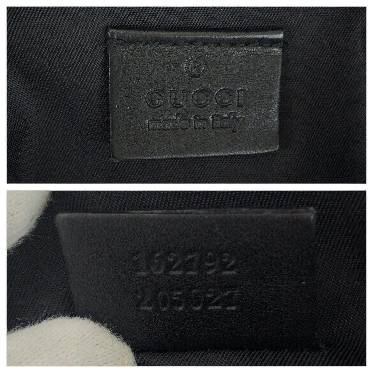 20501
GUCCI Guccissima Black Silver Hardware Leather / Canvas 162792 Clutch Bag Second Bag Men's ABP21