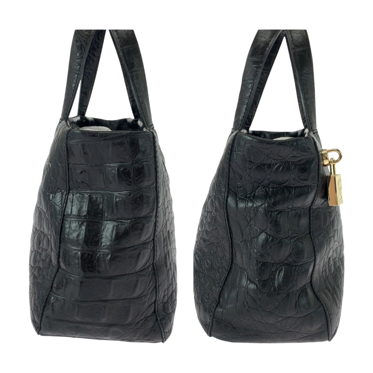 20506
Furla フルラ 型押し ブラック 黒 ゴールド金具 レザー ショルダーバッグ ハンドバッグ 2way レディース A12