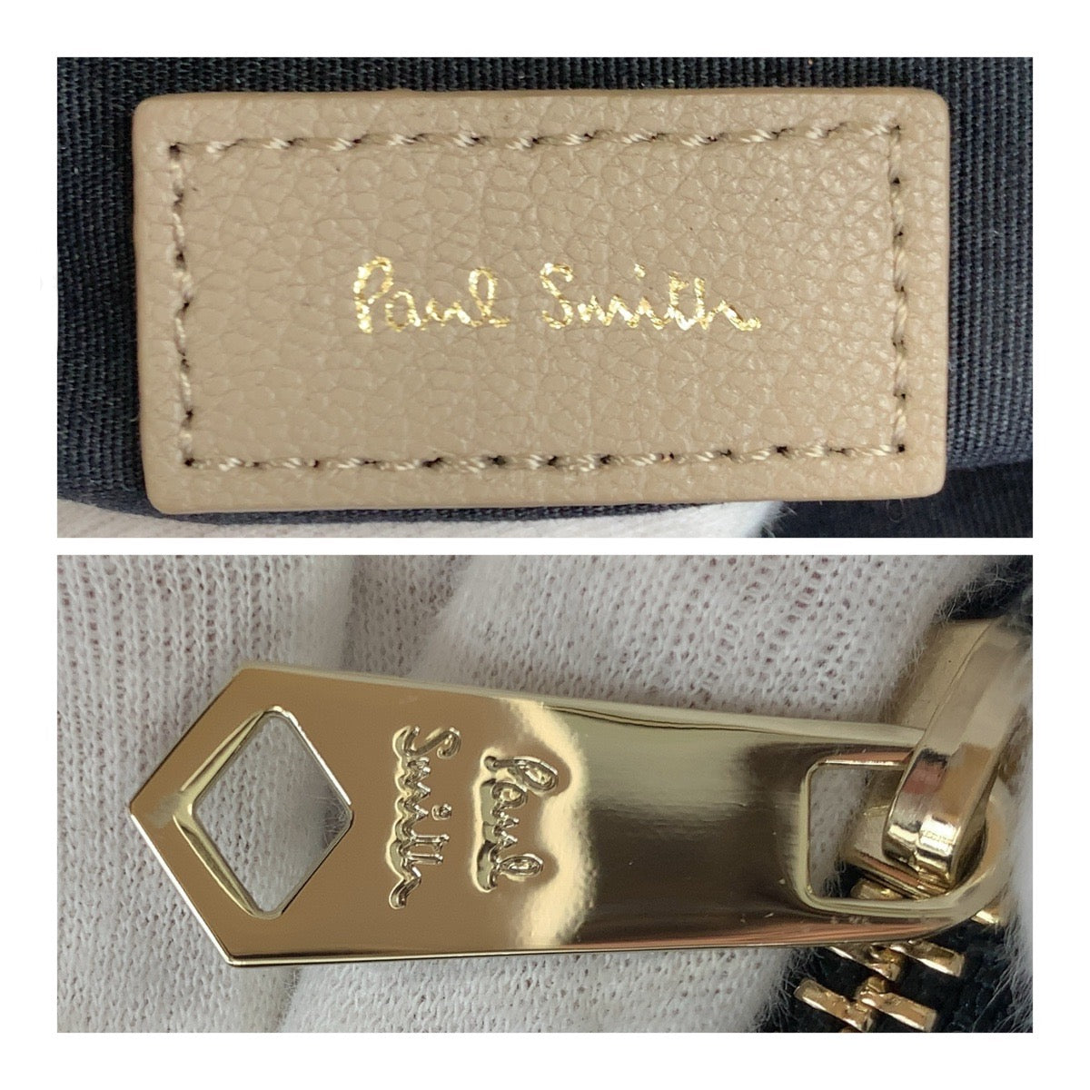 20508
Paul Smith ポール スミス ベージュ マルチカラー レザー PWR263 トートバッグ ショルダーバッグ ハンドバッグ 2way レディース AB6