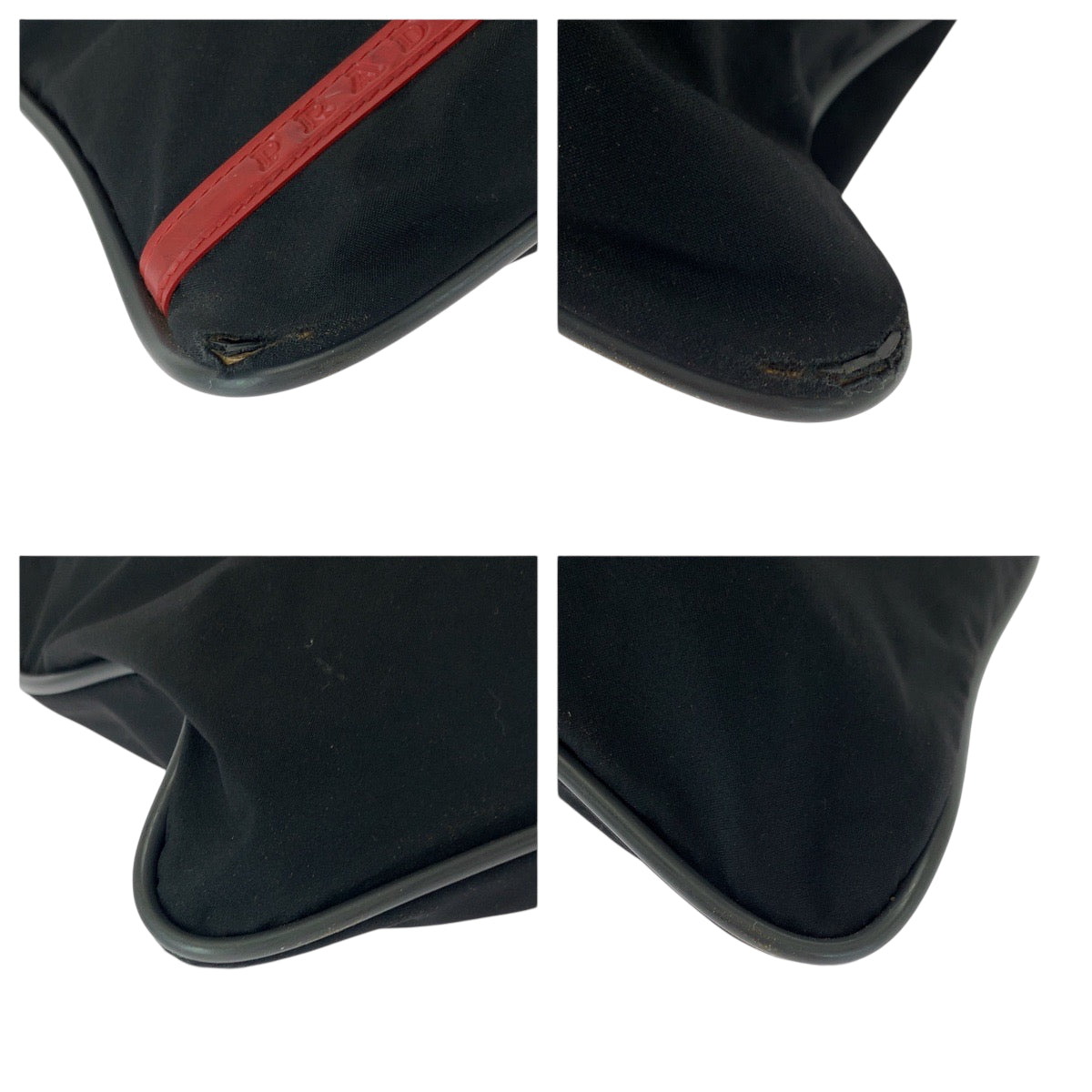 20509
PRADA プラダ プラダスポーツ ブラック 黒 シルバー金具 ナイロン トートバッグ ハンドバッグ レディース AB12