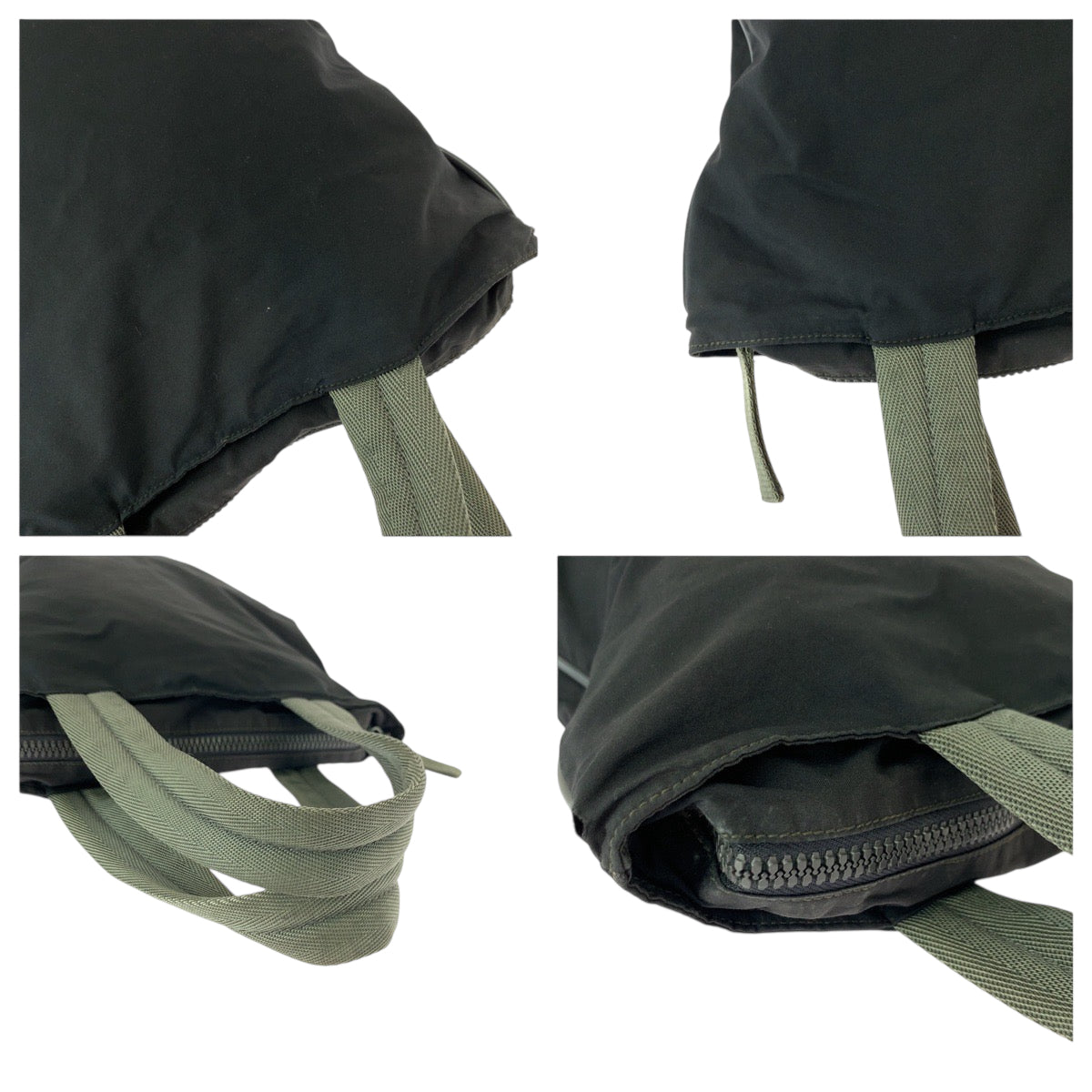 20509
PRADA プラダ プラダスポーツ ブラック 黒 シルバー金具 ナイロン トートバッグ ハンドバッグ レディース AB12