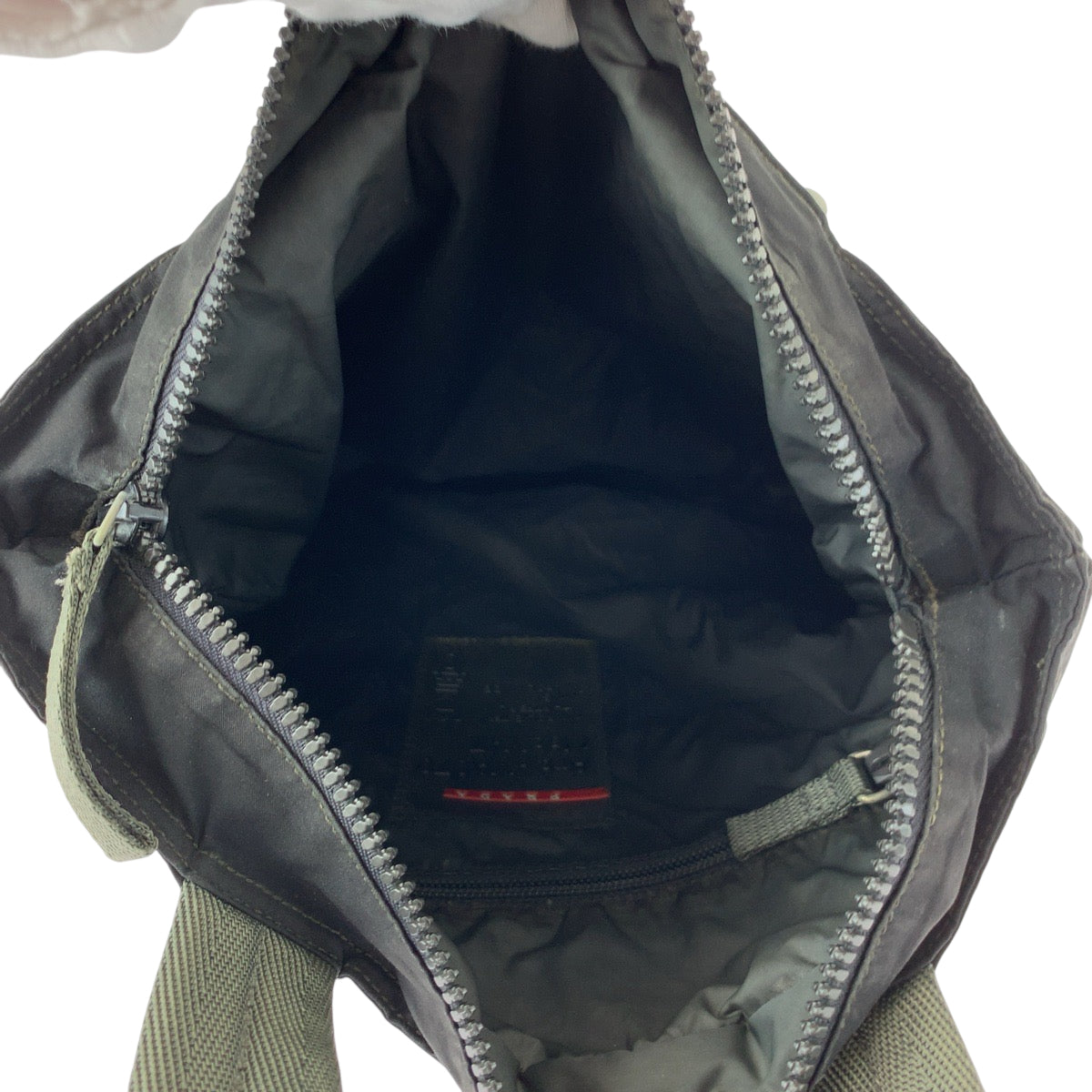 20509
PRADA プラダ プラダスポーツ ブラック 黒 シルバー金具 ナイロン トートバッグ ハンドバッグ レディース AB12