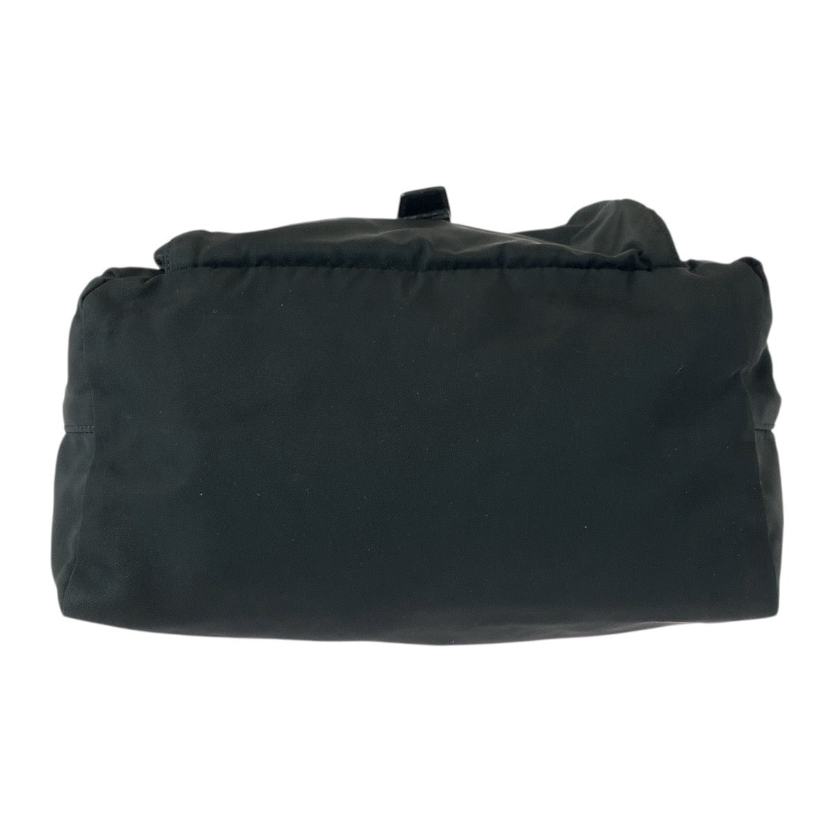 20521
PRADA プラダ テスート 三角ロゴプレート ブラック 黒 シルバー金具 ナイロン / レザー ショルダーバッグ ポシェット レディース ABP40