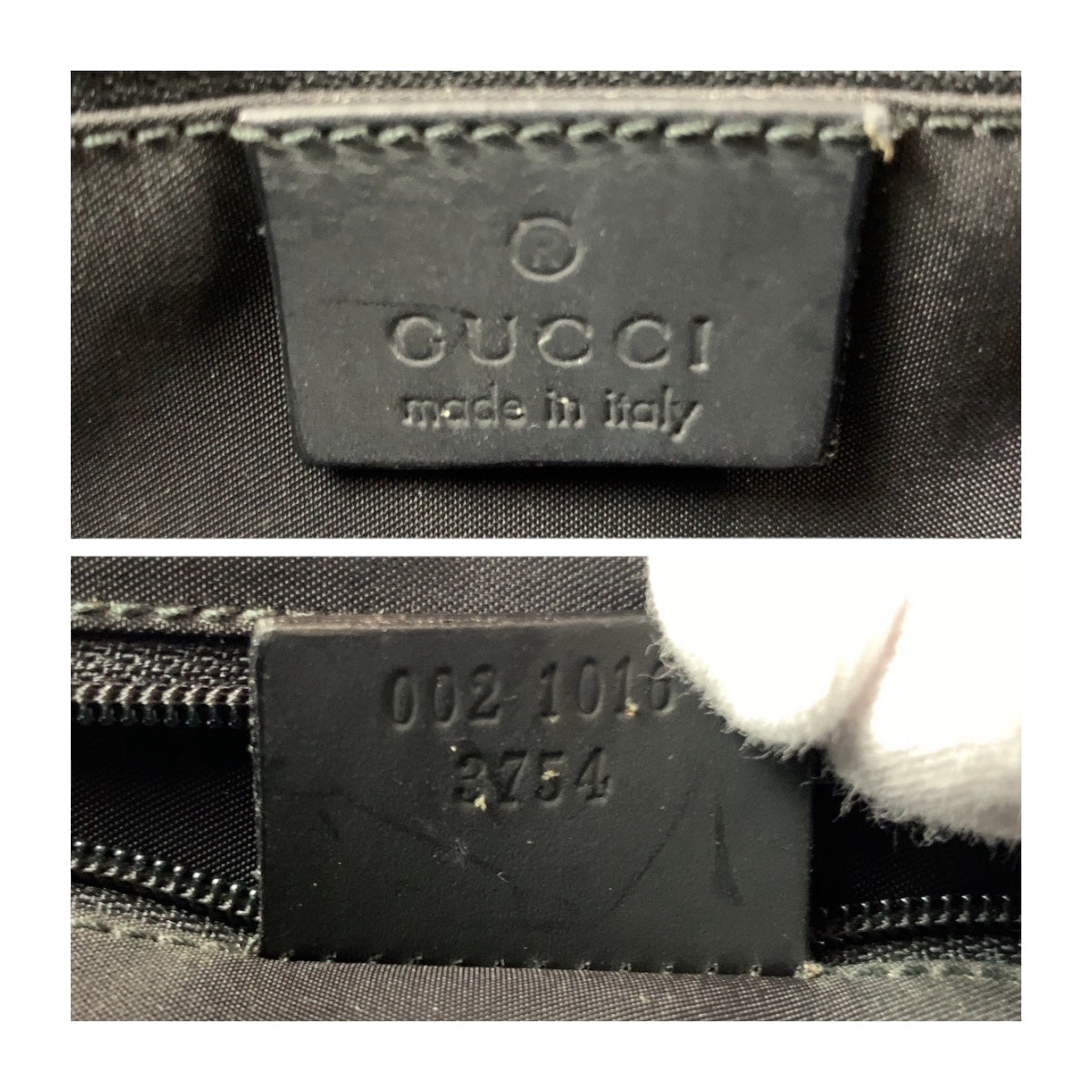 20529
GUCCI Gucci Bamboo Black Silver Hardware Leather 002 1010 Tote Bag Handbag Ladies ABP28