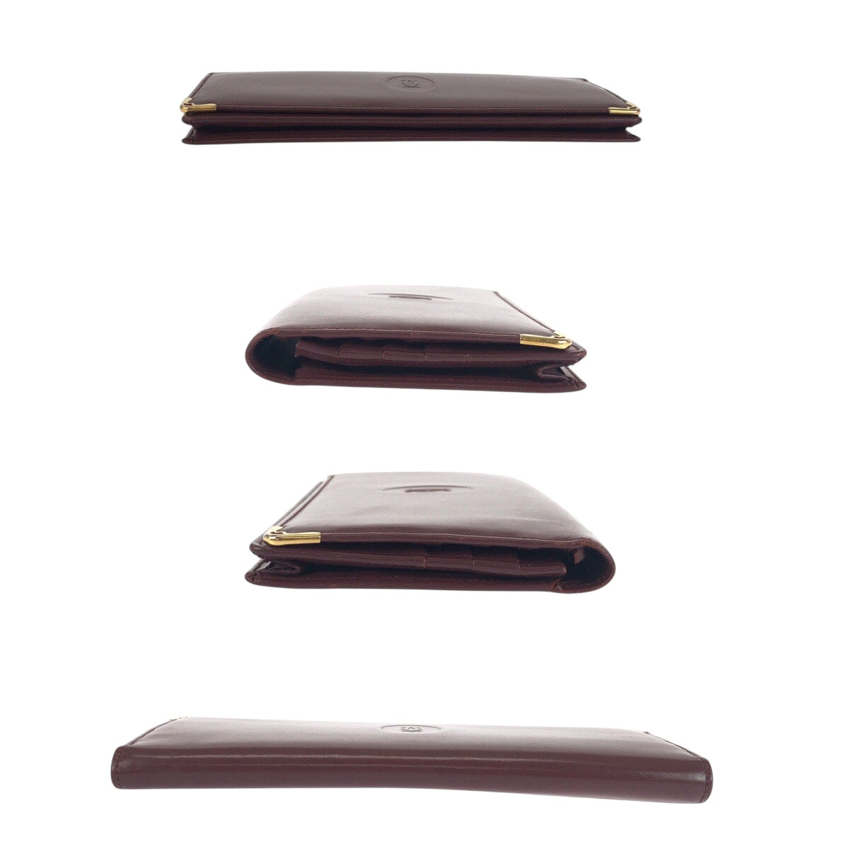 20786
CARTIER カルティエ マストライン ワインレッド ボルドー ゴールド金具 レザー 長財布 ロングウォレット 男女兼用 レディース ABP8