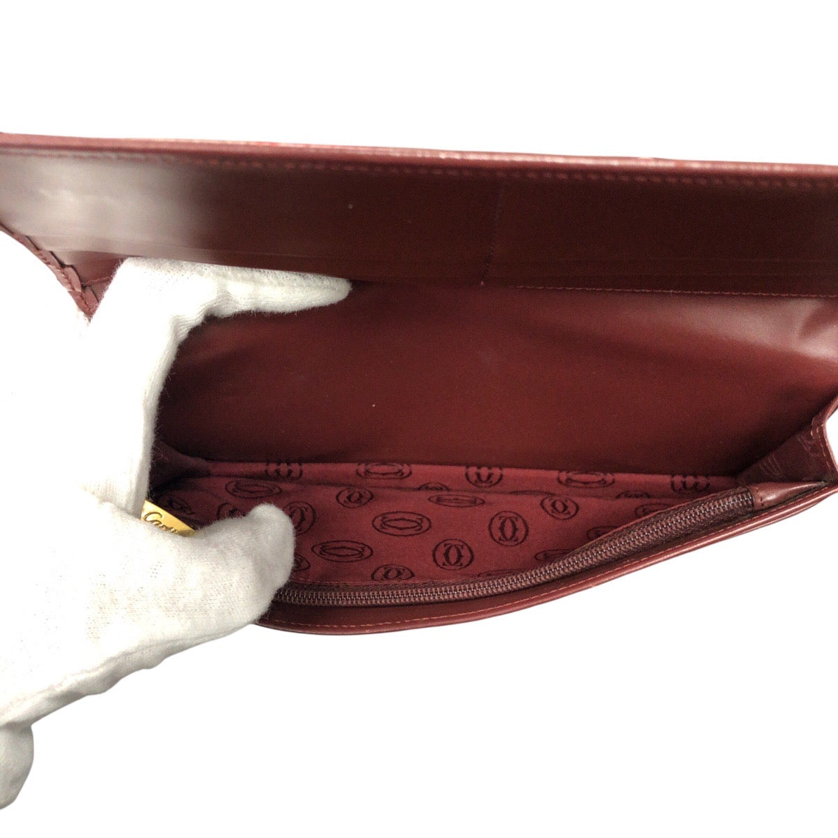 20786
CARTIER カルティエ マストライン ワインレッド ボルドー ゴールド金具 レザー 長財布 ロングウォレット 男女兼用 レディース ABP8