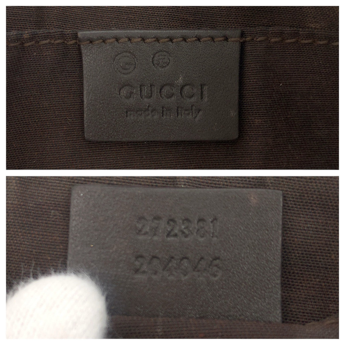 20530
GUCCI グッチ ブラウン ゴールド金具 GGキャンバス / レザー 272381 ハンドバッグ アクセサリーポーチ レディース AB21
