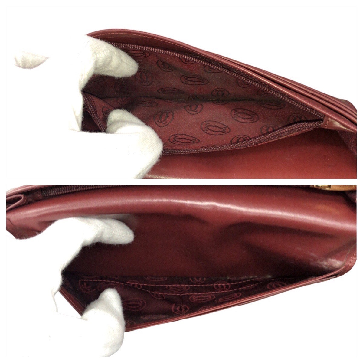 20786
CARTIER カルティエ マストライン ワインレッド ボルドー ゴールド金具 レザー 長財布 ロングウォレット 男女兼用 レディース ABP8