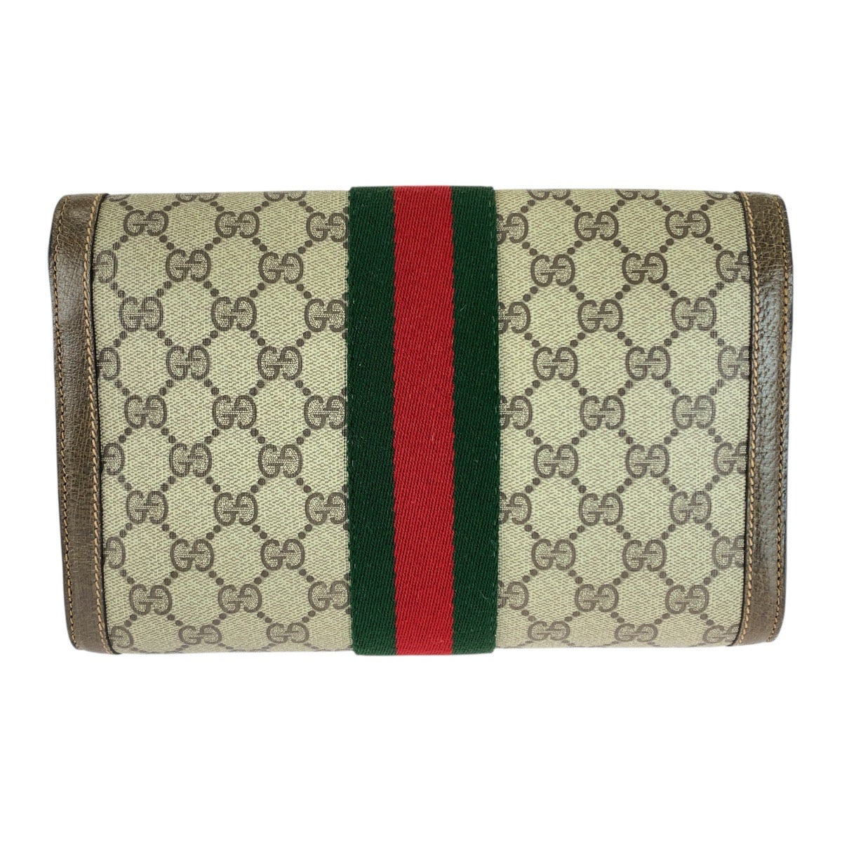 20531
GUCCI グッチ ヴィンテージ シェリーライン ベージュ ブラウン GGスプリームキャンバス 89 01 006 クラッチバッグ セカンドバッグ メンズ ABP24