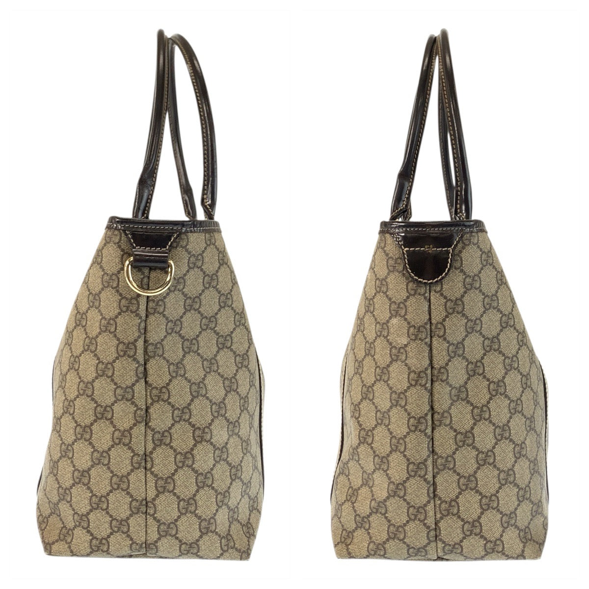 20538
GUCCI グッチ ベージュ ブラウン ゴールド金具 GGスプリームキャンバス 197953 トートバッグ ショルダーバッグ レディース AB18