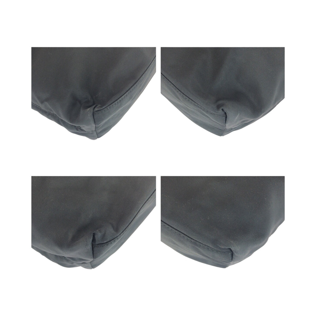 20545
PRADA プラダ テスート 三角ロゴプレート ブラック 黒 シルバー金具 ナイロン ショルダーバッグ レディース AB24