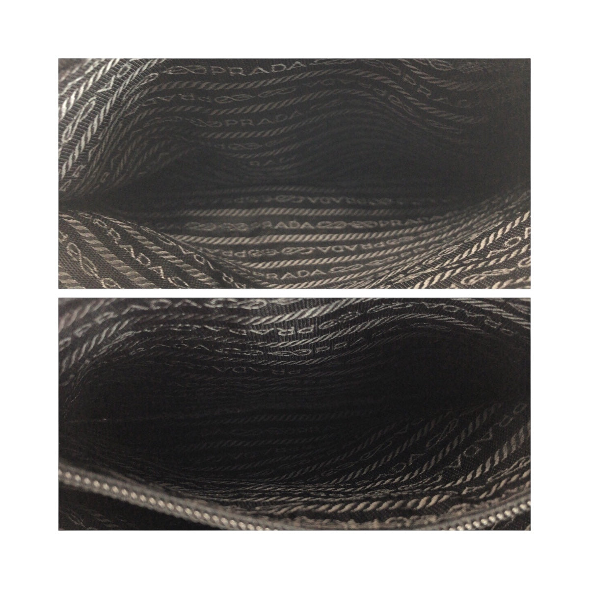 20545
PRADA プラダ テスート 三角ロゴプレート ブラック 黒 シルバー金具 ナイロン ショルダーバッグ レディース AB24