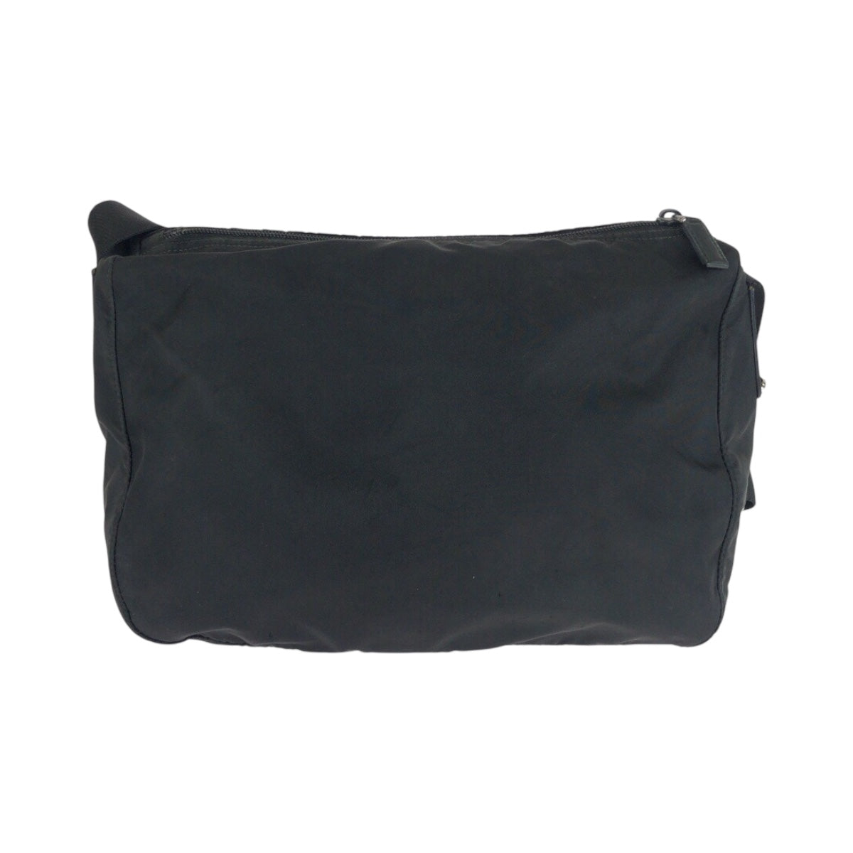 20546
PRADA プラダ テスート 三角ロゴプレート ブラック 黒 シルバー金具 ナイロン ショルダーバッグ メッセンジャーバッグ レディース AB32