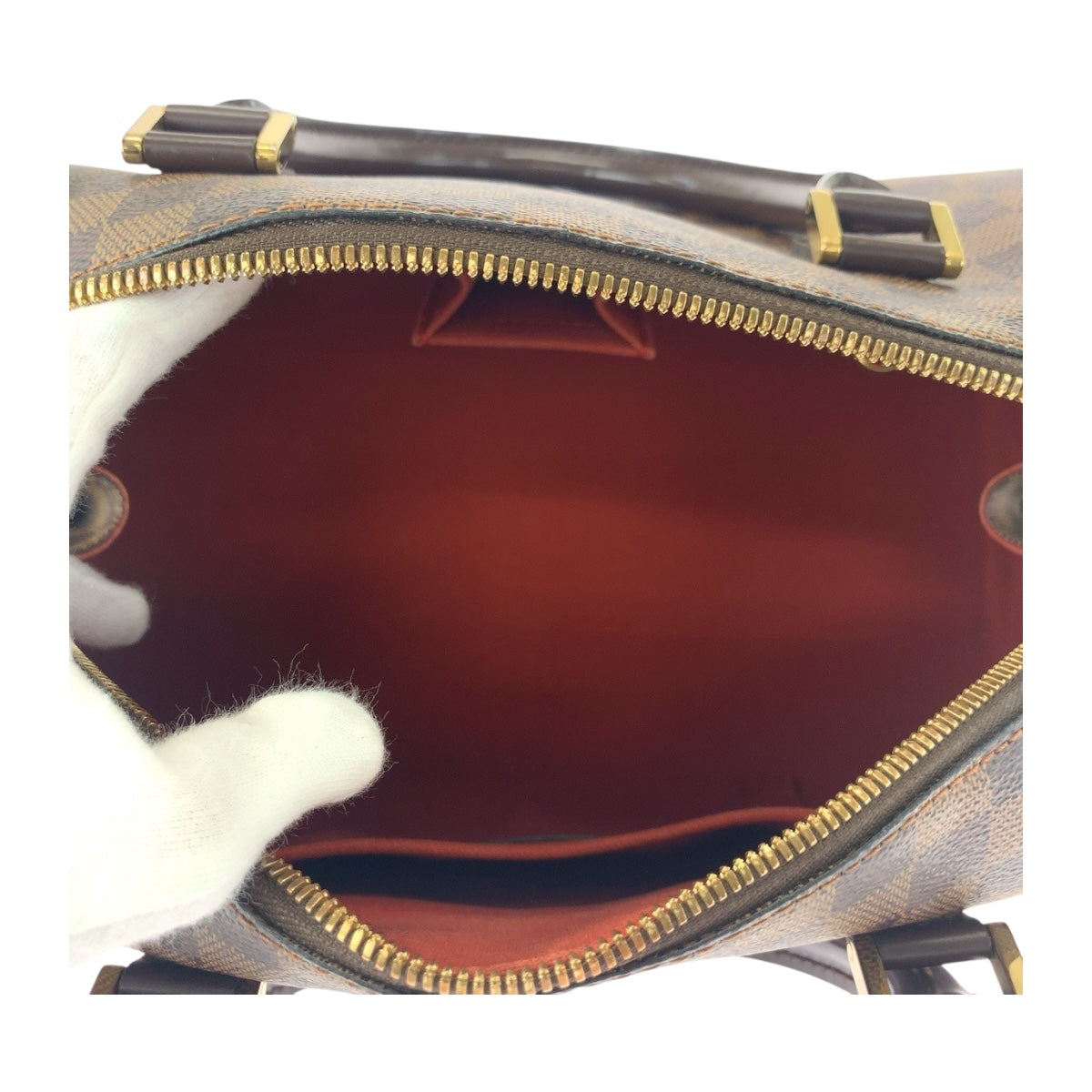 20548
LOUIS VUITTON ルイヴィトン ダミエ リベラMM ブラウン ゴールド金具 PVC N41434 ハンドバッグ レディース A78