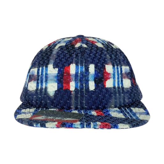 20551
CHANEL シャネル ココマーク マルチカラー ブルー ホワイト レッド ツイード キャップ レディース A48