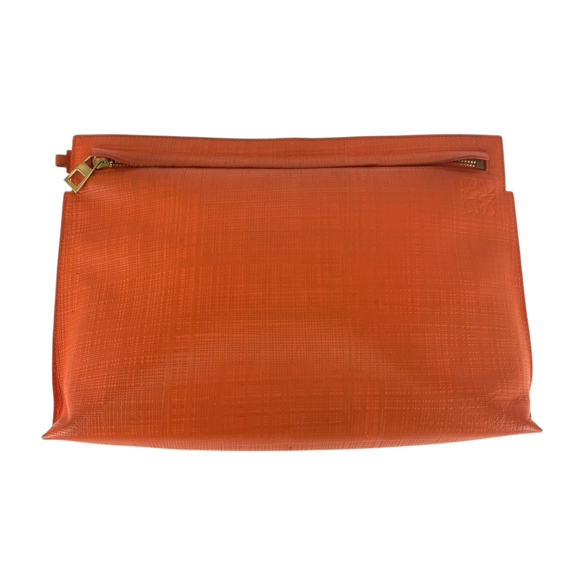 20552
LOEWE ロエベ アナグラム オレンジ ゴールド金具 レザー 101 88 K05 クラッチバッグ セカンドバッグ レディース AB21