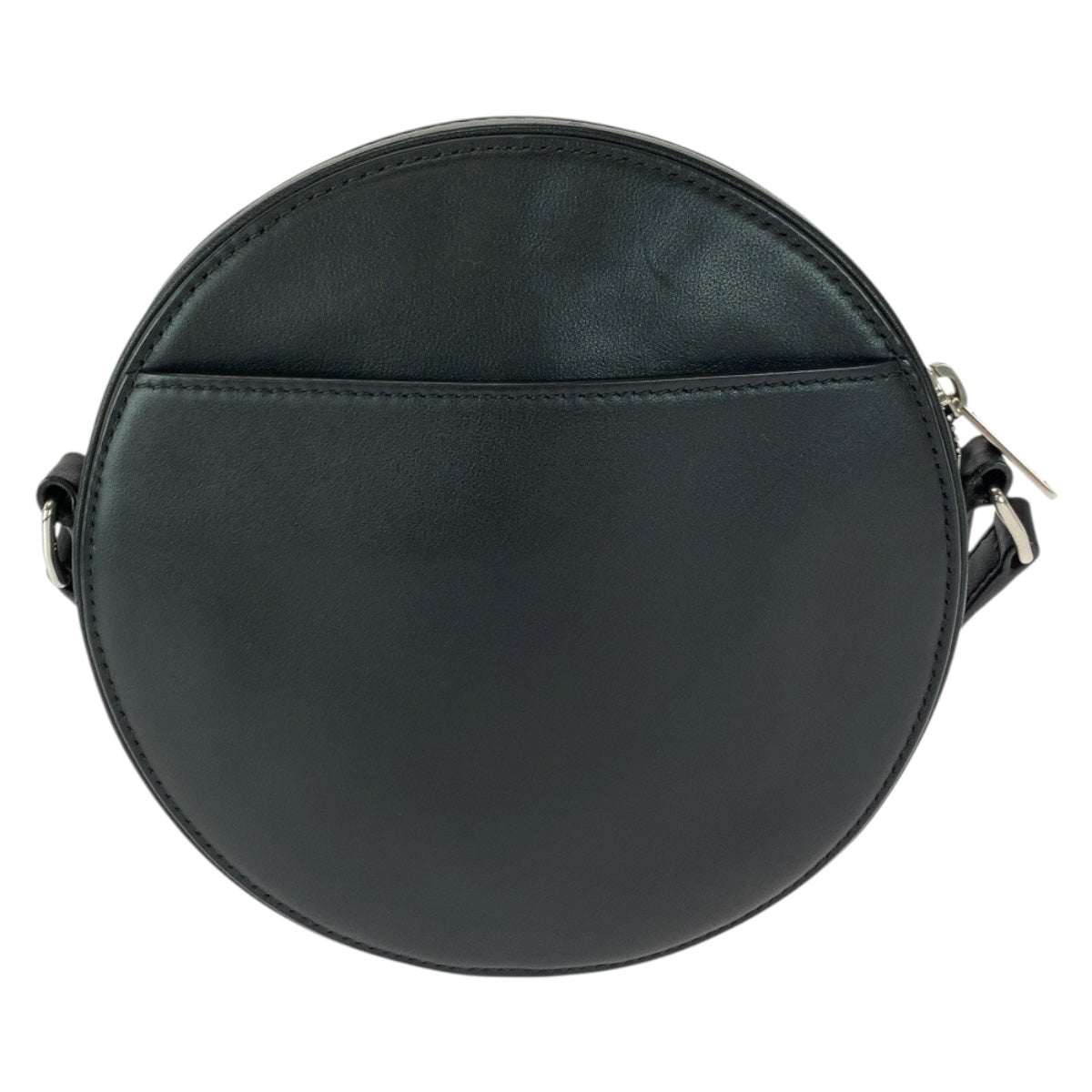 20553
CELINE セリーヌ ダンシングキッド ロゴスタッズ ブラック 黒 ホワイト シルバー金具 レザー 195883DDJ.38SI ショルダーバッグ ポシェット レディース A90