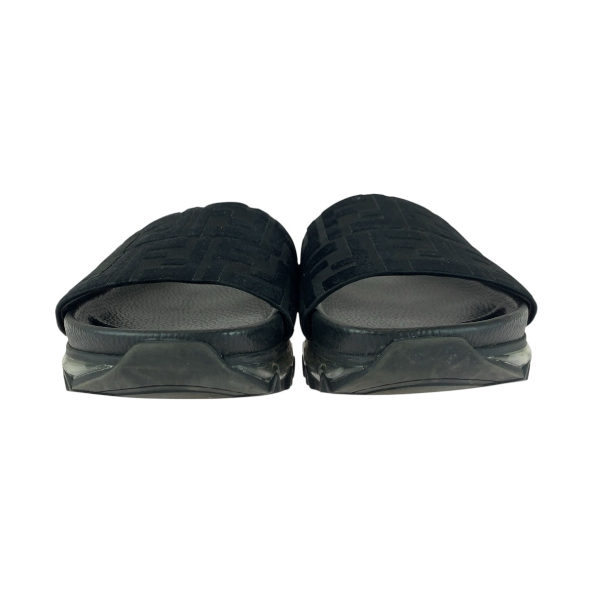 20558
FENDI フェンディ ズッカ サイズ7 ブラック ラバー 7X1284 サンダル メンズ AB24