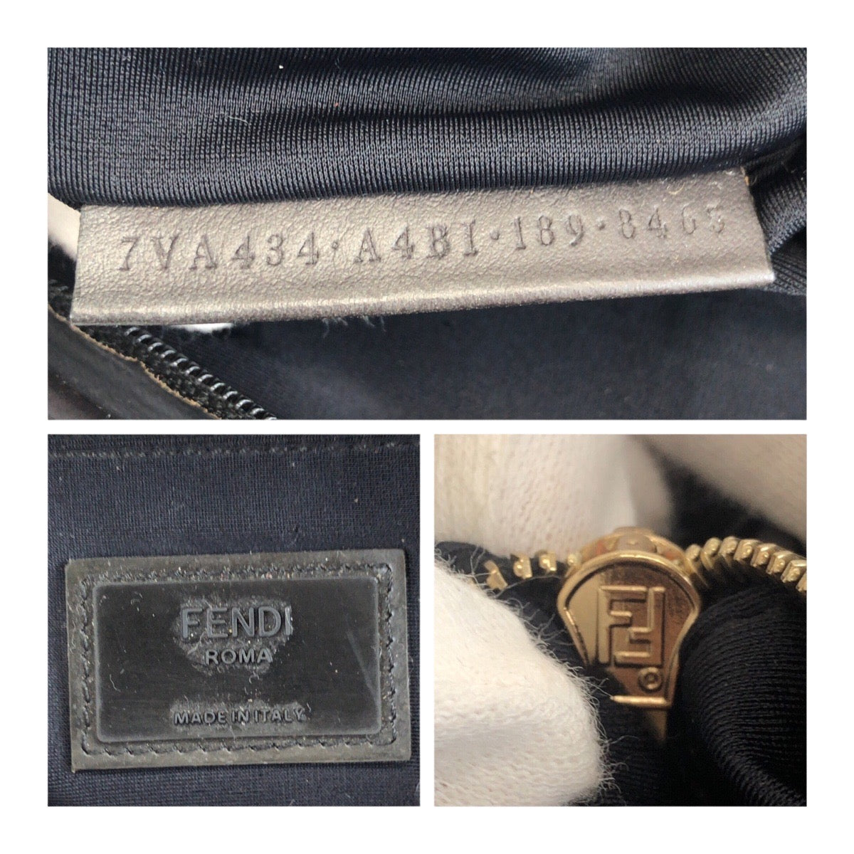 20559
FENDI フェンディ ズッカ柄 ブラウン ゴールド金具 キャンバス 7VA434 A4BI 189 8465 ボディバッグ バムバッグ メンズ AB49