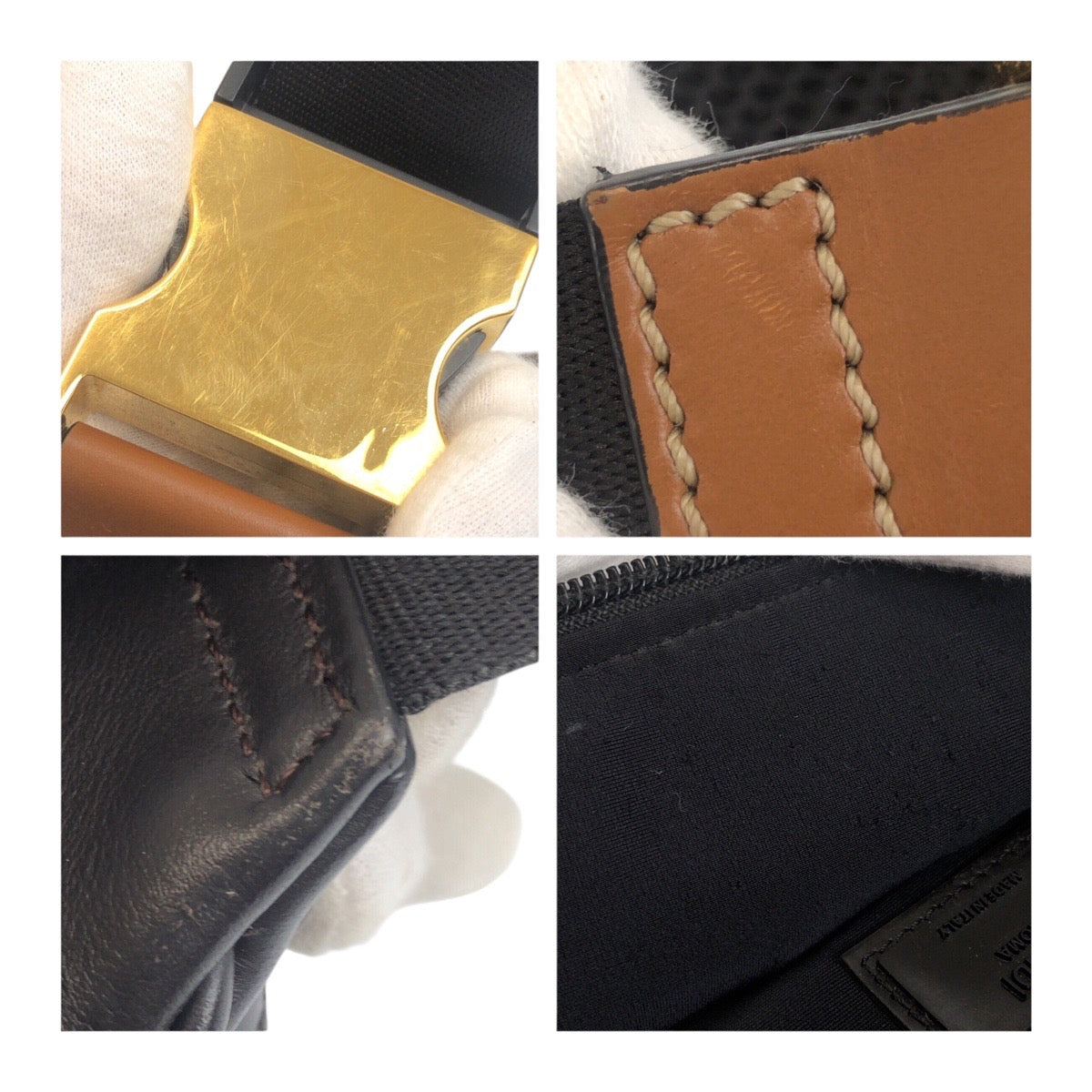 20559
FENDI フェンディ ズッカ柄 ブラウン ゴールド金具 キャンバス 7VA434 A4BI 189 8465 ボディバッグ バムバッグ メンズ AB49
