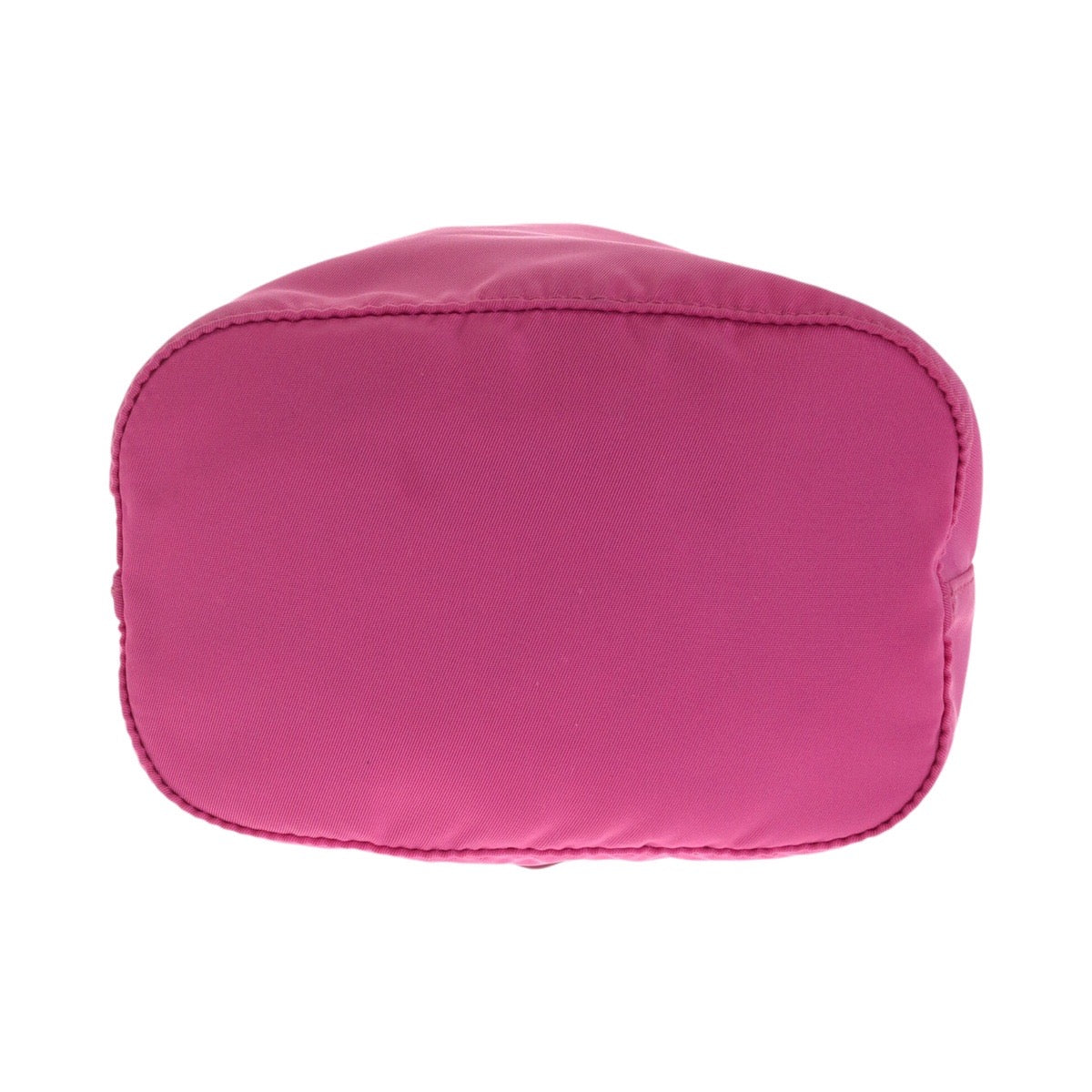 20565
PRADA プラダ 三角ロゴ ピンク シルバー金具 ナイロン 1NE369 ポーチ 巾着 レディース A42