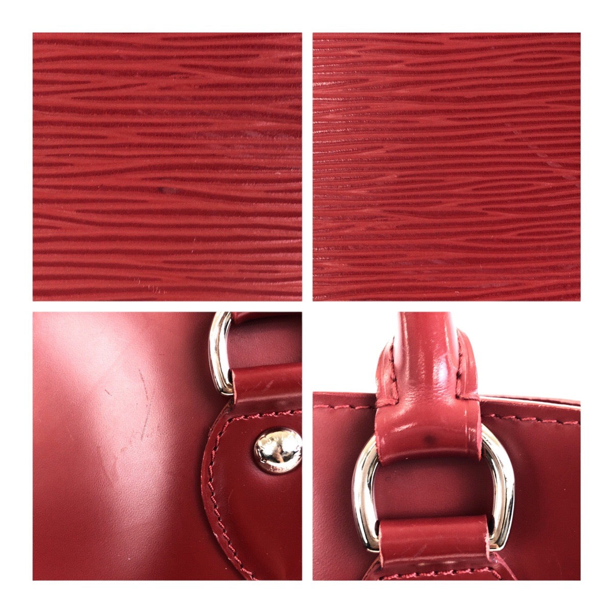 20569
LOUIS VUITTON ルイヴィトン エピ パッシィPM レッド シルバー金具 レザー M5926E トートバッグ ハンドバッグ レディース ABP56