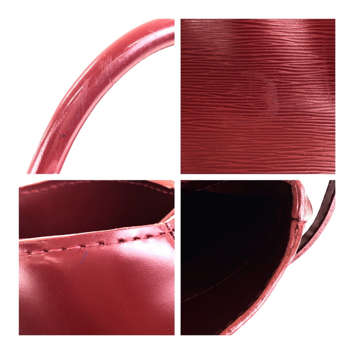 20569
LOUIS VUITTON ルイヴィトン エピ パッシィPM レッド シルバー金具 レザー M5926E トートバッグ ハンドバッグ レディース ABP56