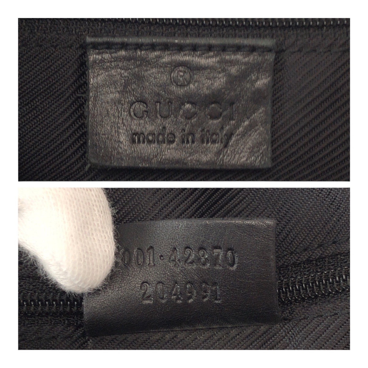 20570
GUCCI グッチ ホーボー ブラック 黒 ゴールド金具 GGキャンバス / レザー 001.42870 ショルダーバッグ ハンドバッグ レディース ABP38