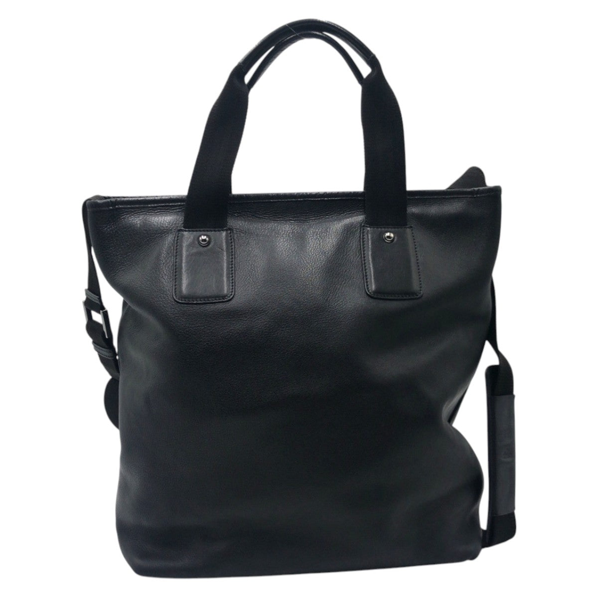 20571
GUCCI グッチ ブラック 黒 レザー 162486 トートバッグ ショルダーバッグ 2WAY 男女兼用 メンズ ABP44