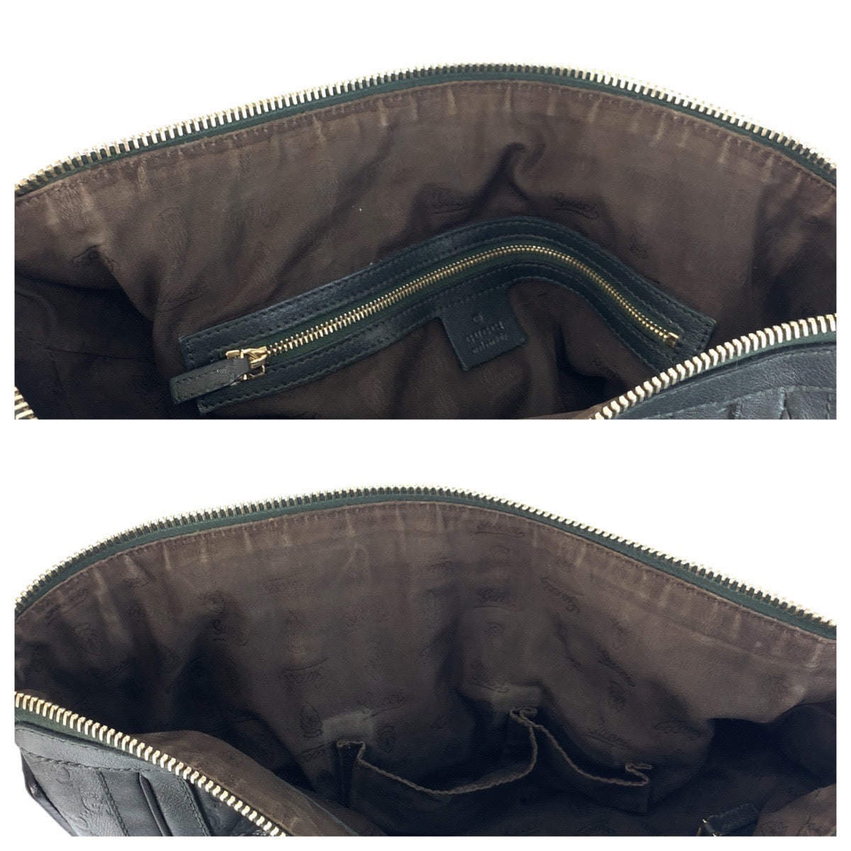 20572
GUCCI グッチ グッチシマ ダークグリーン系 グレー系 ゴールド金具 レザー 247281 トートバッグ ショルダーバッグ 2way レディース ABP50