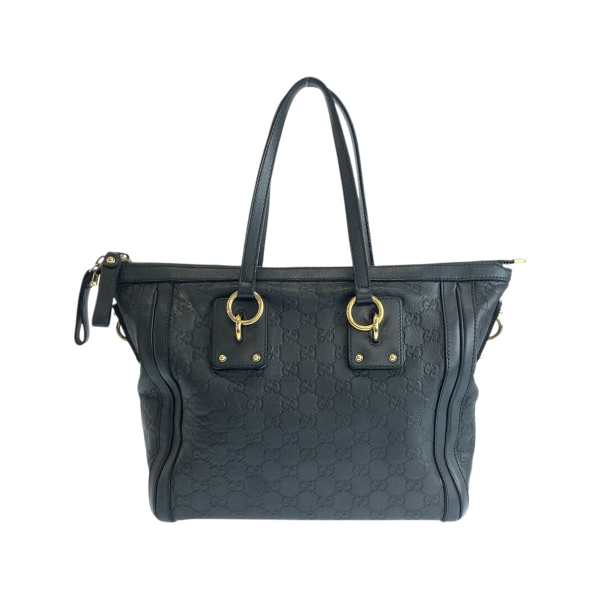 20572
GUCCI グッチ グッチシマ ダークグリーン系 グレー系 ゴールド金具 レザー 247281 トートバッグ ショルダーバッグ 2way レディース ABP50