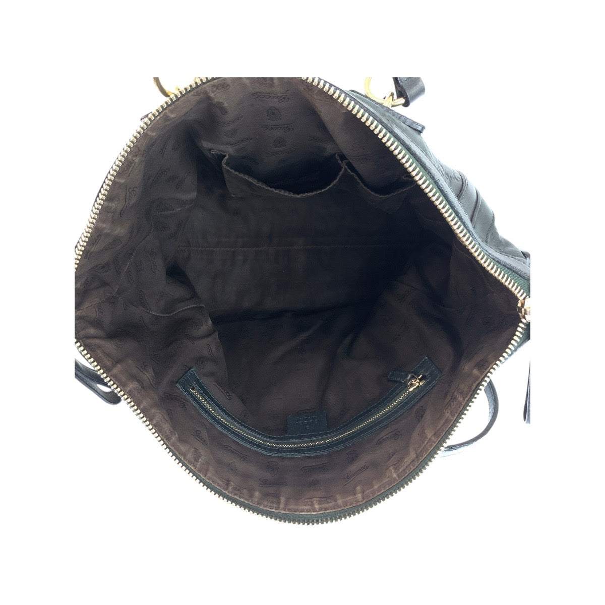 20572
GUCCI グッチ グッチシマ ダークグリーン系 グレー系 ゴールド金具 レザー 247281 トートバッグ ショルダーバッグ 2way レディース ABP50