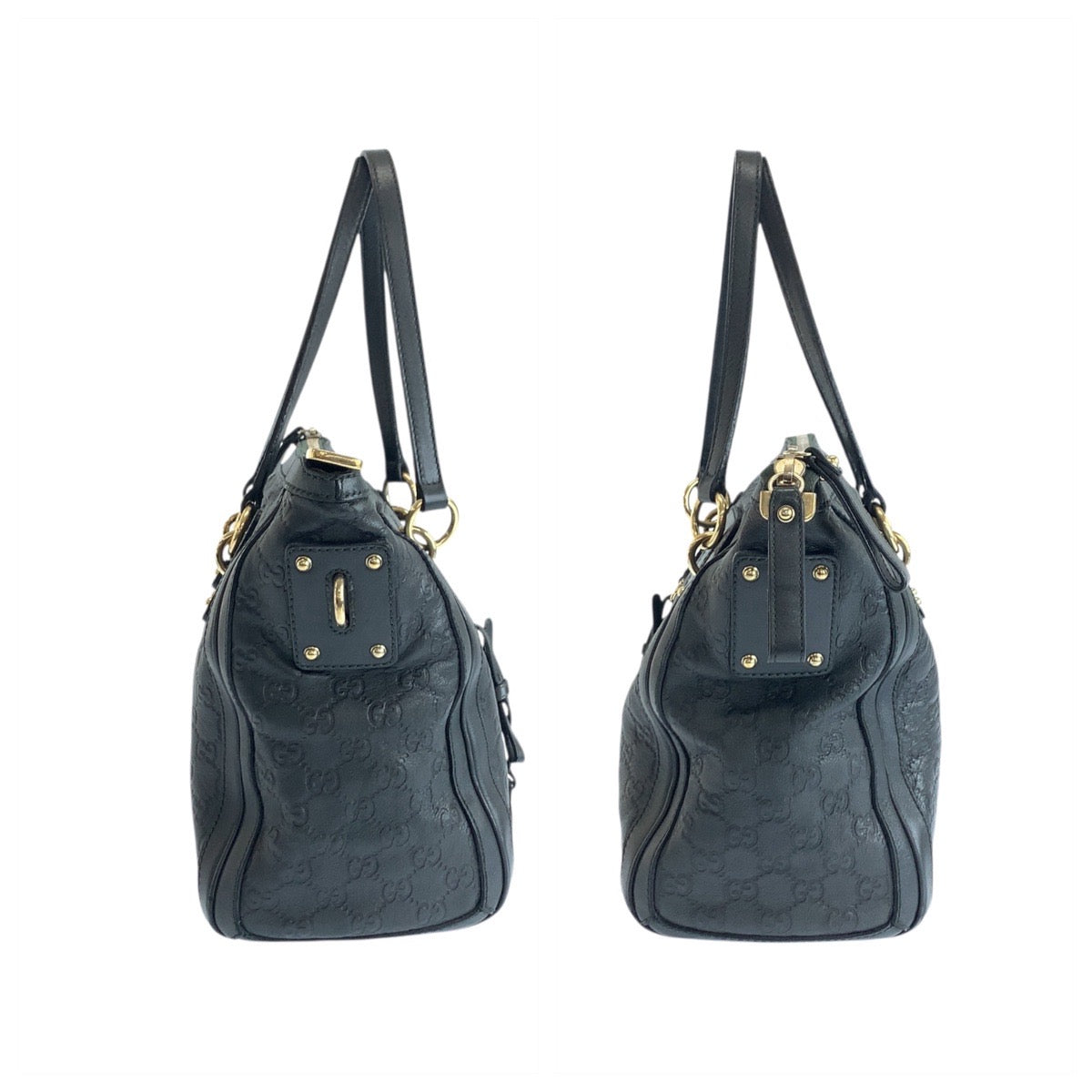 20572
GUCCI グッチ グッチシマ ダークグリーン系 グレー系 ゴールド金具 レザー 247281 トートバッグ ショルダーバッグ 2way レディース ABP50