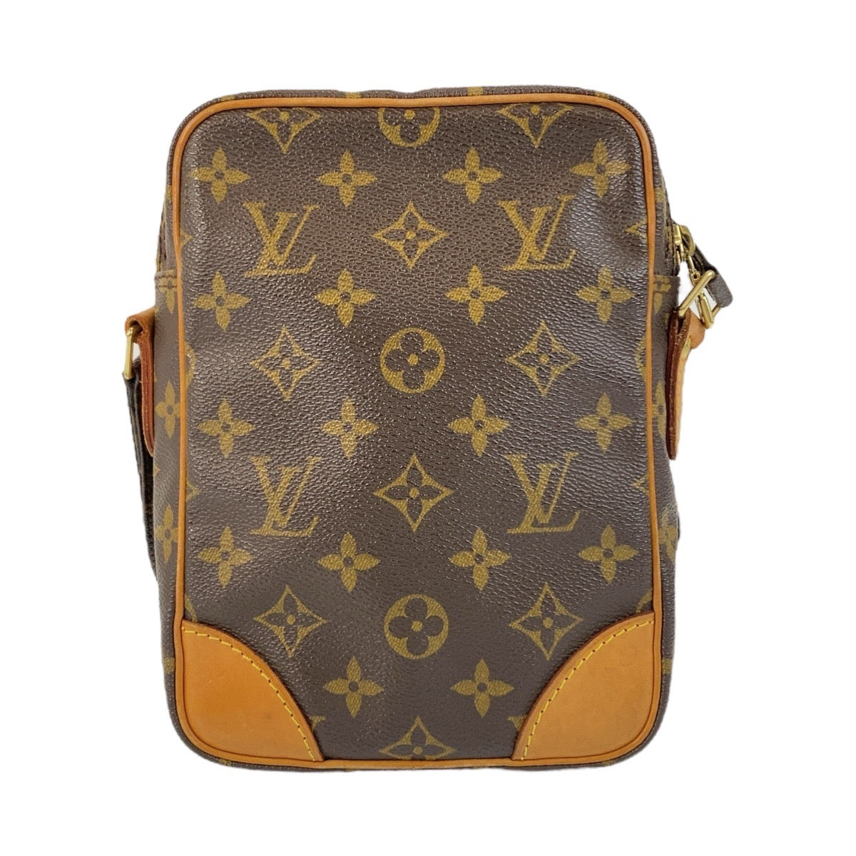 20574
LOUIS VUITTON ルイヴィトン モノグラム アマゾン ブラウン ゴールド金具 PVC / レザー M45236 ショルダーバッグ ポシェット レディース AB56