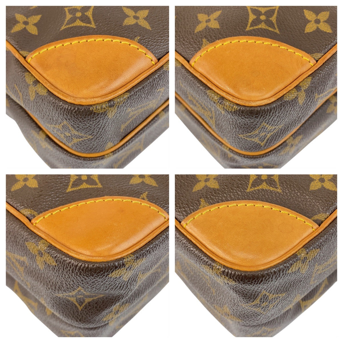 20574
LOUIS VUITTON ルイヴィトン モノグラム アマゾン ブラウン ゴールド金具 PVC / レザー M45236 ショルダーバッグ ポシェット レディース AB56